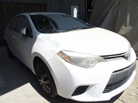 2014 Toyota Corolla LE White 1.8L AT #Z24758